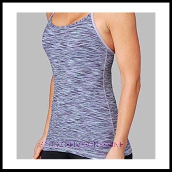LULULEMON Power Y Tank in Lilac Space Dye - Picture 1 of 6